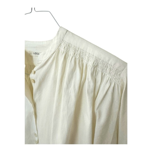 DÔEN | O’Keefe Blouse in Ivory Cotton, Size Small - Picture 6 of 10